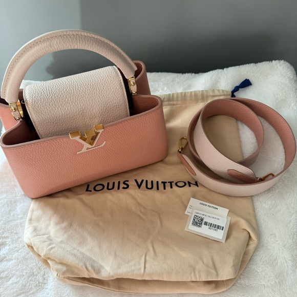 Louis Vuitton Capucines BB - Rose Trianon / Greige - Picture 16 of 17